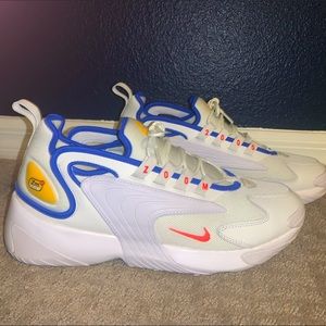 Nike Zoom 2k Blue, White, Orange, Yellow